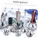  Mikinona Mikinona 6 Pieces Nail Polish Transparent Bottle Nail Gel Polish Nail Rest Holder Pot Mix Nail Polish Organizer Container - Buy Online on GoSupps.com
