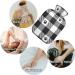 Naanle Black & White Checkered Dog Paw Heat Bottle - 1L Transparent Hot Water Bottle for Pain Relief & Cold Therapy - Ideal Hand & Feet Warmer - Buy Online on GoSupps.com