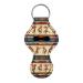 Poceacles chapstick keychain for women girls bulk pouch for lipstick lip balm shiny wrist wrist strap southwest aztec sunflower tribal Tribal Southwest Aztec Sunflower