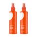 Aeromist Hypochlorous Acid Spray - 16 oz Twin Pack (2 x 8 oz) No-Rinse Face Wash Non-Toxic Safe for Sensitive Skin Perfect for Travel Home Gym Use - HOCL