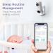 Hubble Connected Dual Camera Baby Monitor with AI Motion Tracking and Night Vision - 5 Screen, Remote Pan Tilt Zoom, Room Temperature Sensor - Buy Online on GoSupps.com