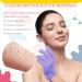 Breling Exfoliating Back Scrubber Set - 8 Pieces | Shower Gloves for Women, Men & Children | Stretchable Pull Strap Washcloth | Pink, Purple, Blue, Green - Buy Online on GoSupps.com