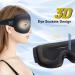 Shop Widened 3D Sleep Mask for Big Heads | 100% Blackout & Washable Eye Mask with Adjustable Strap | Ideal for Lash Extensions - Comfortable Black Eye Cover with Earplugs - Buy Online on GoSupps.com