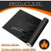 60m Black Osmotic Plastic Body Wrap for Stomach, Cellulite Reduction, and Workout Enhancement - 6 Rolls - Buy Online on GoSupps.com
