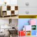 Iniuniu 6 PCs Cloud Shape Drawer Buttons - Soft Adhesive Furniture Handles for Kids' Room Cabinets & Toy Organizers (White) - Buy Online on GoSupps.com