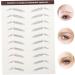 Housoutil 12 Pcs Eyebrow Stickers Black Stickers Water Proof Stickers -like Eyebrows Stickers Shaper 6d 5.8X1X0.1CMx2pcs Brownx2pcs - Buy Online on GoSupps.com