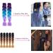 Fanyu Ombre Braiding Hair - 3 Pack High Temp 24 Inch Pre-Stretched Hair Extensions - Buy Online on GoSupps.com