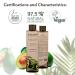 Shower Gel Deep Nutrition with Organic Avocado | 97.5% Natural Vegan Body Wash for Sensitive Skin - Moisturizing & Nourishing for Women & Men - Buy Online on GoSupps.com