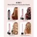 CkeyiN 4 in 1 Curling Wand Set - 3 Interchangeable Ceramic Barrels - Fast Heating - Dual Voltage - Rose Gold - Buy Online on GoSupps.com