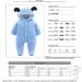 Haokaini Newborn Bear Warmer Snowsuit Hooded Romper Jumpsuit - Blue (6-9 Months) - Buy Online on GoSupps.com