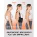 Upgrade Posture Corrector for Men & Women - Ergonomic Back Brace for Pain Relief & Lumbar Support | Adjustable & Breathable Design - Buy Online on GoSupps.com
