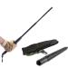 Black Folding Hiking Poles Set for Outdoor Walking and Climbing - Lightweight and Durable Alpenstocks