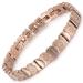 RainSo Magnetic Bracelets for Women Stainless Steel with Ultra Strength Magnetic Kissing Fish Design Adjustable Crystal Rose Gold Bracelet for Mother's Day Birthday Gift [Include Sizing Tool]