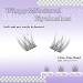 MIZ BARN 120pcs C Curl False Eyelashes - Natural Wispy Lash Clusters for Beginners | DIY Eyelash Extensions (10-12mm) - Perfect for Flawless Looks - Buy Online on GoSupps.com