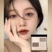 4 Color Brown Eyeshadow Palette - Matte & Glitter Shades | High Pigment Smooth Powder Makeup - Buy Online on GoSupps.com