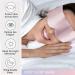 Breathable Silk Eye Mask - Adjustable Comfortable Sleep Mask with Headband - Soft Eye Sleeping Tool in Pink - Buy Online on GoSupps.com