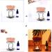 Syrisora Aroma Furnace Iron 70ml Essential Oil Furnace with Ceramic Bowl for Indoor Home Office Gym Studio Decoration (Pink) - Buy Online on GoSupps.com