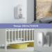 Hubble Listen DECT Audio Baby Monitor - High Sensitivity Microphone, 50m Range, Visual Sound Indicator, White - Buy Online on GoSupps.com