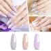 Joytii Gel Nail Polish Kit with 82W UV Light | 6 Colors Set with Matte Top and Base Coat | Nail Art Manicure Tools - Pink Sky - Buy Online on GoSupps.com