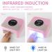 268W UV Nail Lamp - Professional LED Nail Dryer with 4 Timers & 45 Beads for Gel & Acrylic Nails LimeGirl Pink - Buy Online on GoSupps.com