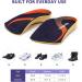 RooRuns Plantar Fasciitis Insoles - 3/4 Length Orthotic Inserts with Metatarsal Pads, Heel Cushion, High Arch Support for Flat Feet, Overpronation - Men (7-10.5) / Women (8-11.5) - Ideal for Walking, Running - Buy Online on GoSupps.com