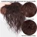 Topper Hairpieces With Front Bangs Curly Human Hair Clip In Extensions Hair Toppers For Thinning Hair Wig Clips For Daily Use (Color : Marrone Size : 7 * 10) 7*10 Marrone - Buy Online on GoSupps.com