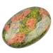 June&Ann Natural Unakite Palm Stones Healing Gemstone Therapy Worry Crystal Stones for Meditation Chakra Balancing Collection Oval Shape
