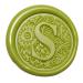 Letter S Wax Seal Stamp  Yoption Brass Head Botanical Alphabet Initial Sealing Stamp with Wooden Handle - Buy Online on GoSupps.com