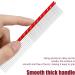 Dog Comb By Fearless Alpaca (Red) - Grooms Cats As Well - For Medium to Thick Coats - 8 Inch Length - Rounded Spine - Grooming Tool for Mats and Shedding - Buy Online on GoSupps.com