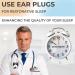 PQ Wax Ear Plugs for Sleep - 6 Silicone Noise Cancelling Earplugs for Sleeping & Swimming Protect Ears with 32 Db Sound Blocking Multi-Colored Pack - Buy Online on GoSupps.com