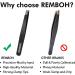 Remboh Stainless Steel Slant Tweezers - Professional Precision Eyebrow Tweezers - Buy Online on GoSupps.com