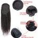 Ponytail Extensions 8-26" Drawstring Ponytail Extension Kinky Curly Human Hair Pony Tail Natural Color Brazilian Hair Clip in Afro Curly Ponytail Hairpieces for Women for Women (Color : Natural Colo 12inches Natural Color - Buy Online on GoSupps.com