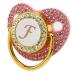 Gold Baby Pacifier Set - Rhinestone Covered Lightweight Pacifier for 6-18 Months - Stylish & Safe Home Use (Letter F) - Buy Online on GoSupps.com
