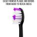 Premium Acteh Toothbrush Heads for Sonic Edge JetWave JetUV & eBrush - Black Purple/Black Yellow | International Shipping - Buy Online on GoSupps.com