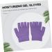 FRCOLOR 1 Pair Gel Moisturizing Gloves Night Gloves moisturizing Half Gloves Mens Mittens with Fingers Ladies Mittens Silk Mens Lotion Beauty Care Gloves Hand use Purple Dipping Miss Sock - Buy Online on GoSupps.com