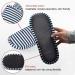 Buy Foldable Slipproof Hotelslippers | Portable Bathroom & Spa Slippers for Men & Women - Large/X-Large Stripes - Buy Online on GoSupps.com