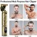 Professional Cordless Hair Clippers & Beard Trimmer for Men | T Outliner Blade, LCD Display | Rechargeable Body Grooming Kit - Buy Online on GoSupps.com
