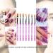 7-Piece Nail Art Brush Set - Professional Painting Pens & Dotting Tools for Gel Nails (Violet) | International Shipping Available - Buy Online on GoSupps.com