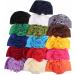 Qhome Women King Size Flower Stretchy Beanie Turban Bonnet Chemo Cap - White - Buy Online on GoSupps.com