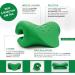 Neck Extensor Cushion - Neck Ex Massage Device for Pain Relief | Relief from Neck & Back Tension | Includes Exercise Book by German Physiotherapists (Green) - Buy Online on GoSupps.com