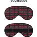 Double-Sided Eye Mask for Sleep - Cancer Awareness & Breast Cancer Support - Unisex Sleep Shade Cover - Buy Online on GoSupps.com