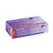 Meditrade Nitrile Examination Gloves - Medium Powder Free Hypoallergenic Heavy Duty Long Cuff Ambidextrous Disposable for Any Sector Bulk Buy (Small) (Violet)