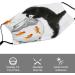 HDFGD Cat Black Goldfish Face Masks - Reusable Dustproof Masks for Adults (2 PCS) - International Shipping - Buy Online on GoSupps.com