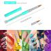 5 Piece Rhinestone Nail Brush Set with Metal Handle for Salon Quality 3D Nail Art - Sizes 4, 6, 8, 10, 12 - Buy Online on GoSupps.com