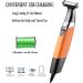 Buy Waterproof Electric Razor & Beard Trimmer for Men & Women - Cordless USB Rechargeable Hair Groomer in Orange - Buy Online on GoSupps.com