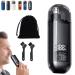 tozaas Housgift Portable Nose Hair Trimmer Nose Hair Trimmer For Men Ear Hair Trimmer For Men Nose Trimmer Women Rechargeable Nose Hair Trimmer Nose Trimmer For Men (LED-Black)