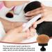 Powder Brush for Pressed Powder | Blush Brush Powder Brushes - Nail Brush Face Brushes Makeup Setting Powder Brush with Mushroom Head for Setting Loose & Pressed Powder black - Buy Online on GoSupps.com