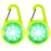Zlcbbd led flashing light schoolbags safety light USB charging - reflectors light for schoolbags safety light trailer for hiking run jogging pets backpack clothing green