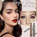 Suake Eyebrow Contouring Pen ChordBeaux 4 Tipped Precision Brow Pen Waterproof Sweat-proof and Non-smudging Four-pronged Eyebrow Pencil (Dark brow & Red brown) - Buy Online on GoSupps.com