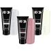 Poly Acrylic Gel Tube Set French - Clear + Blush Rose + Ivory (3 x 30g)